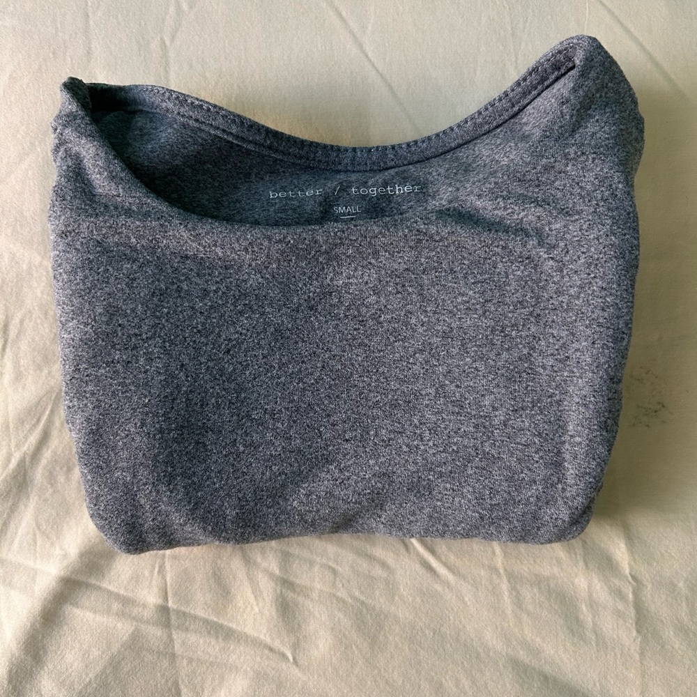 Better Together Women's Gray Button Down Shirt